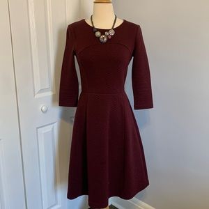 Burgundy Biden dress Sz 4